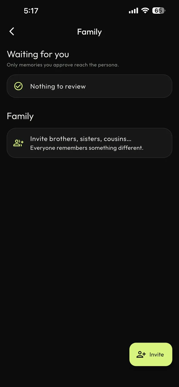 Family approvals